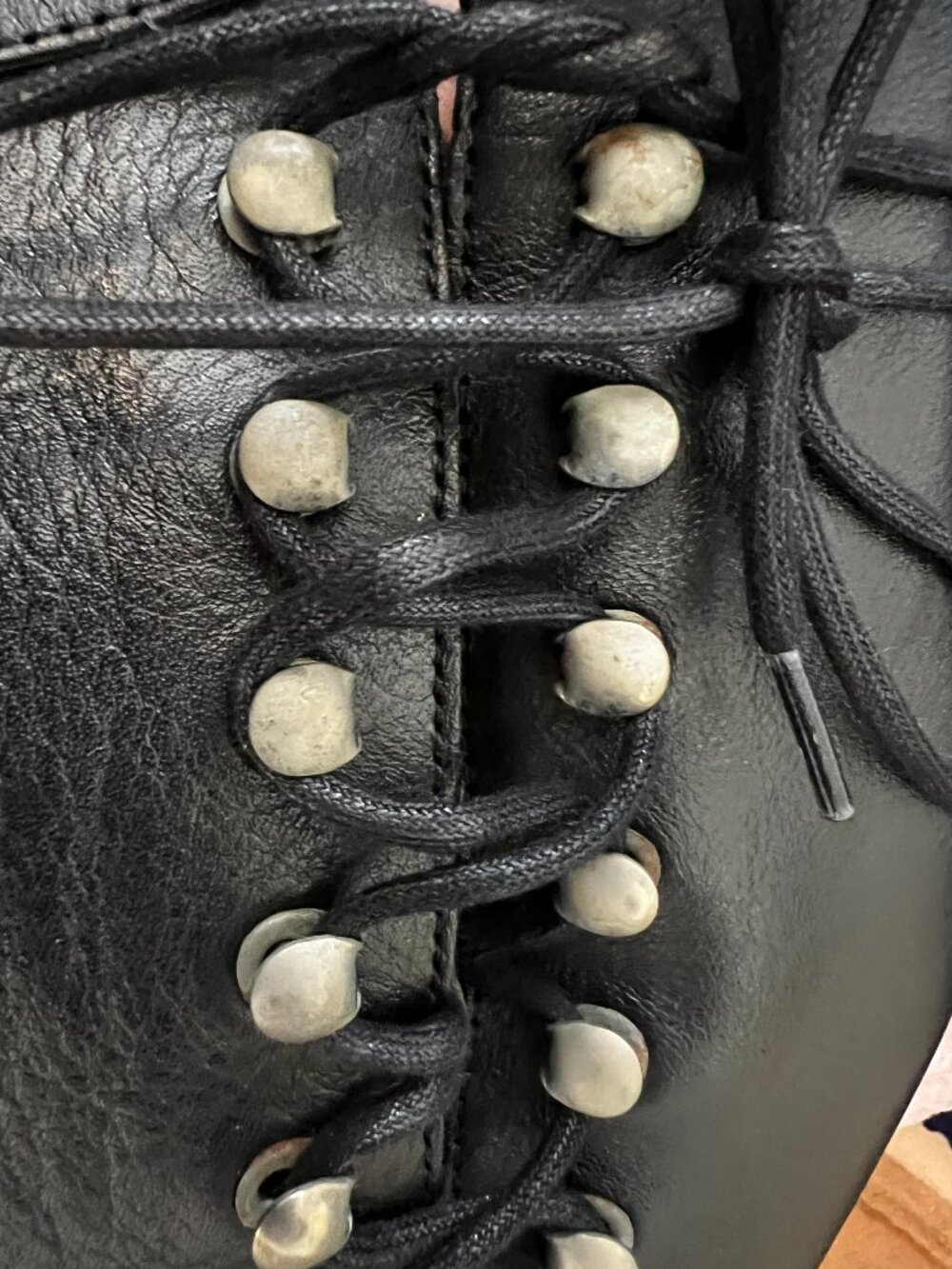 Fluevog Swordfish Hi Abstract Candy black boots 6 - Picture 13 of 15
